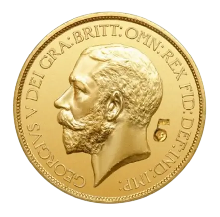 Half Egyptian gold pound