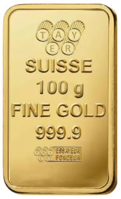 100 Gram Gold Bar