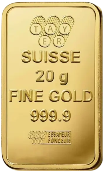 20 Gram Gold Bar