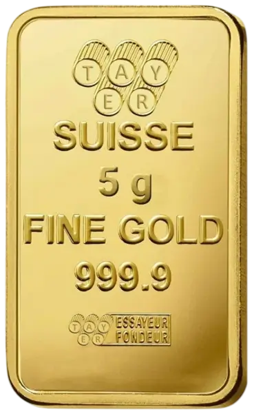5 Gram Gold Bar