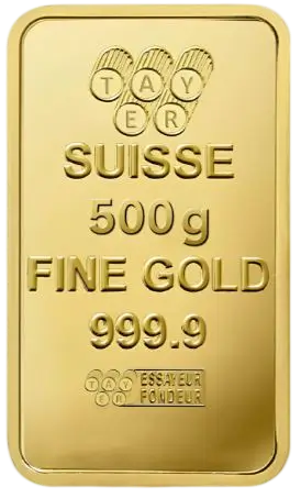 500 Gram Gold Bar